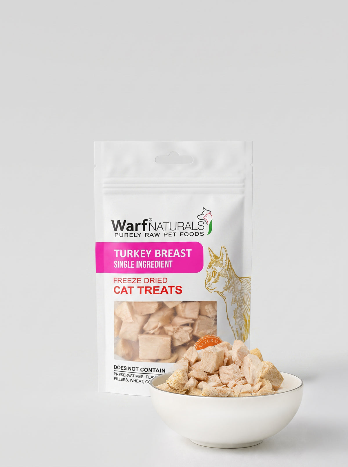 Freeze Dried Cat Treats - Turkey Breast