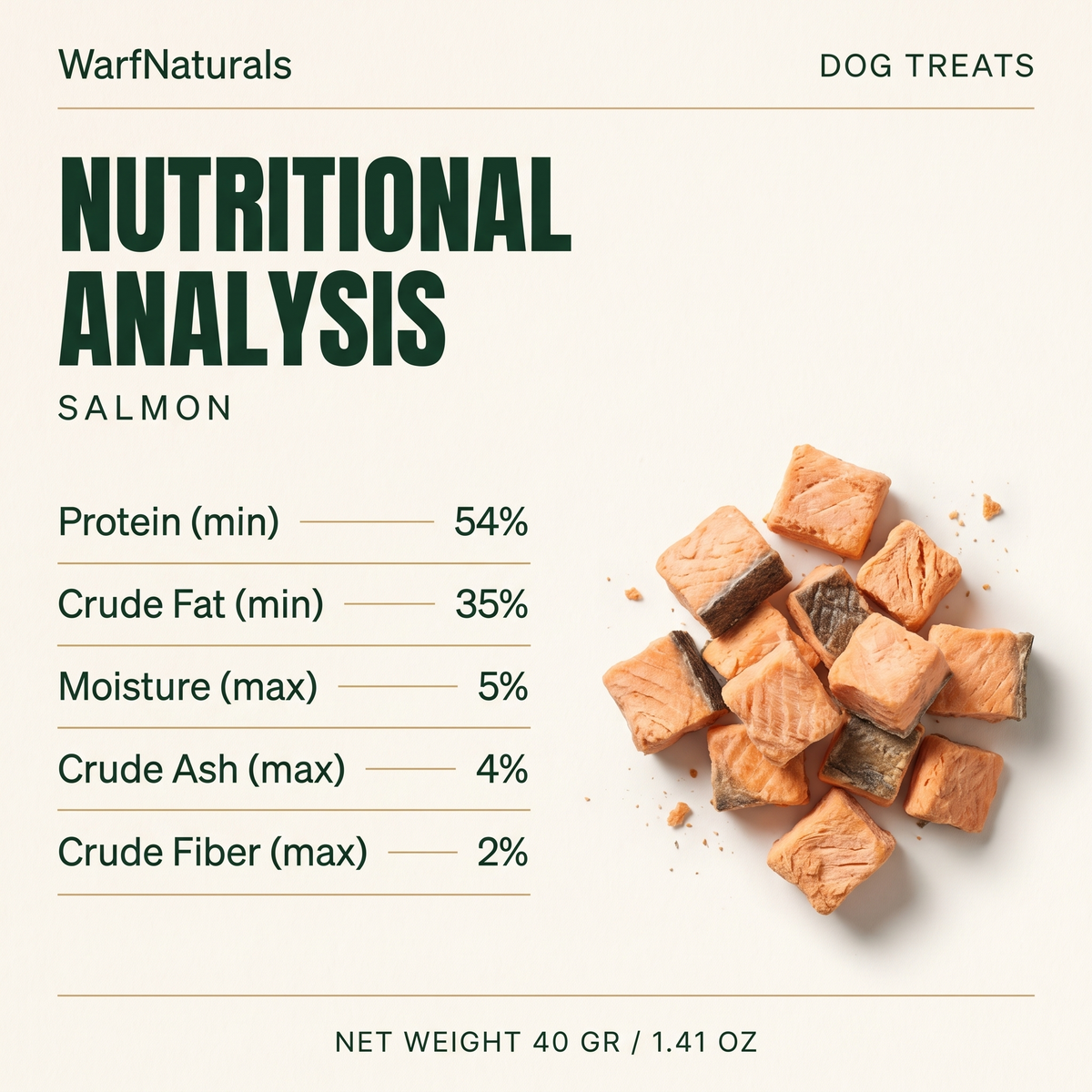 Freeze Dried Dog Treats - Salmon