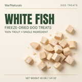 Freeze Dried Dog Treats - White Fish