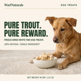 Freeze Dried Dog Treats - White Fish