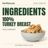 Freeze Dried Dog Treats - Turkey Breast