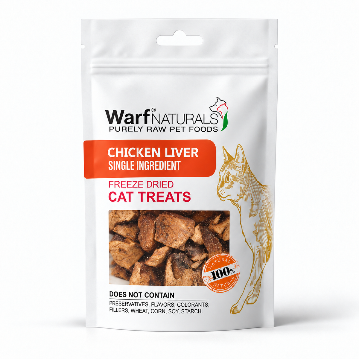 Freeze Dried Cat Treats - Chicken Liver