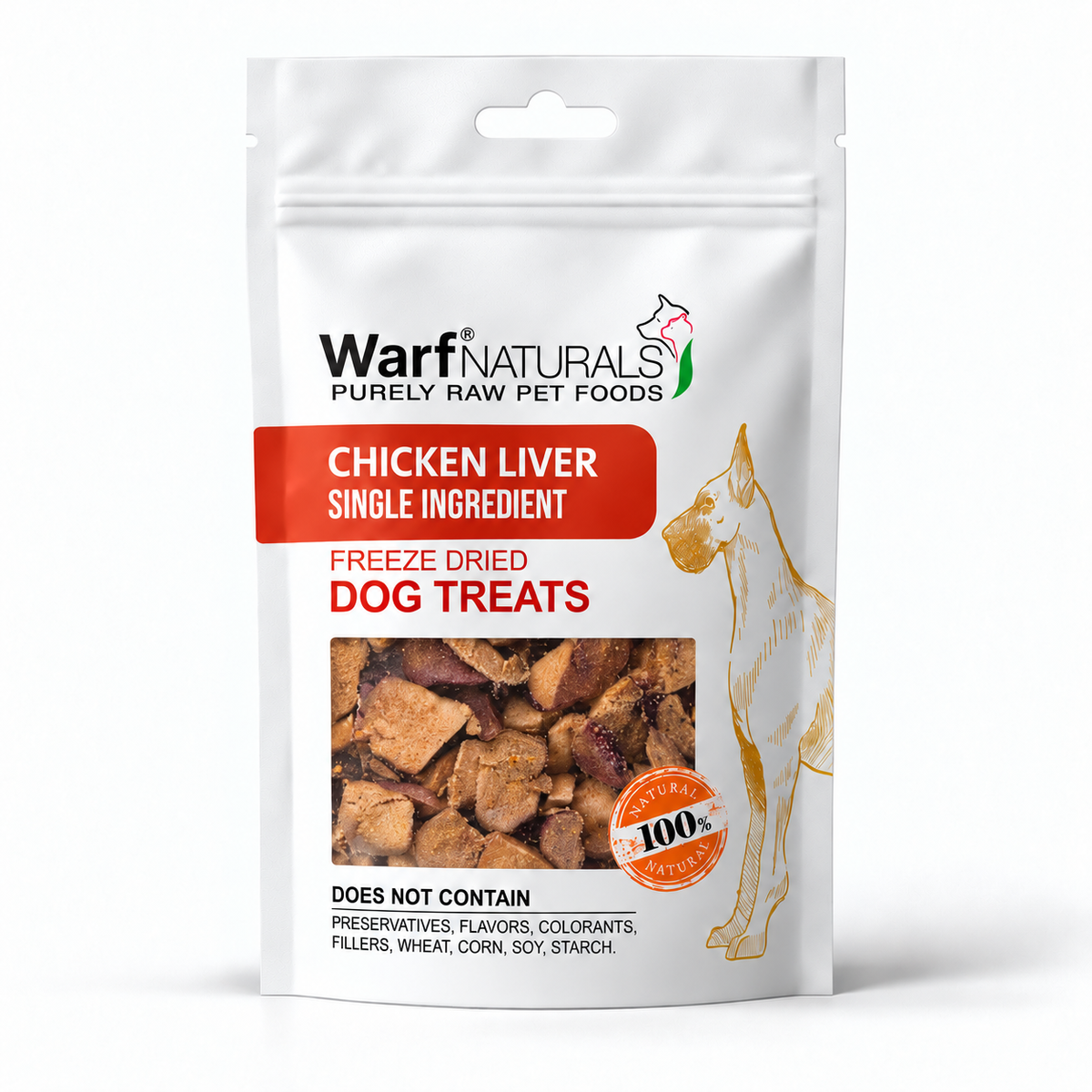 Freeze Dried Dog Treats - Chicken Liver