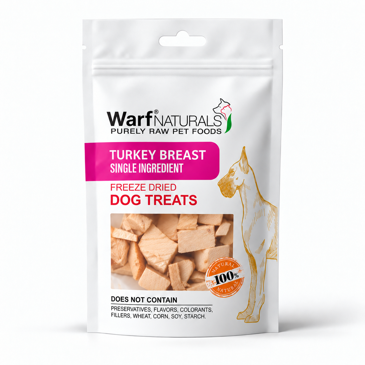 Freeze Dried Dog Treats - Turkey Breast