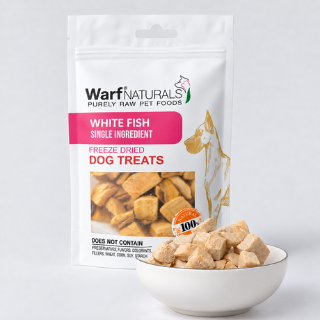Freeze Dried Dog Treats - White Fish