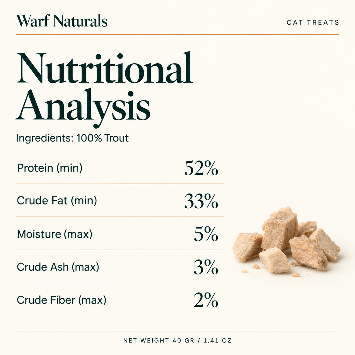 Freeze Dried Cat Treats - White Fish